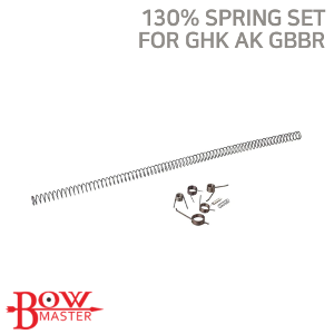 [BOW MASTER] 130% Spring Set for GHK AK GBBR