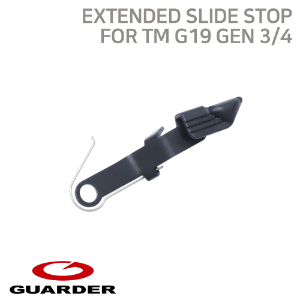 [GUARDER] Extended Slide Stop for MARUI G19 Gen3/4 &amp; G17 Gen4