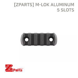 [ZPARTS] M-LOK Aluminum Rail, 5 Slots
